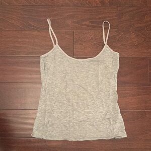 Women's J Crew Light Gray Spaghetti Strap Top